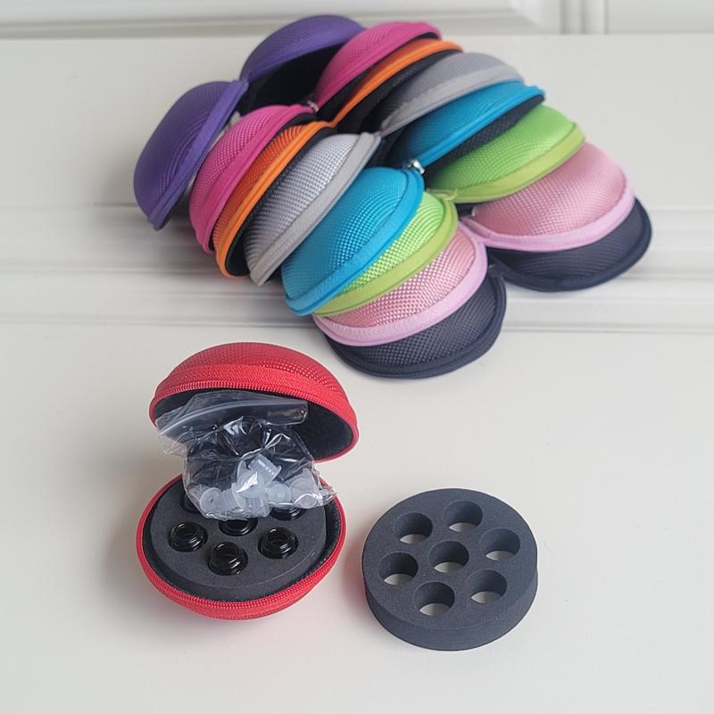 1Pcs Gel Container Storage Bag Mini Bottle Box Oil Organizer Travel Carryinig Holder 7 Compartments Essential Oil Case