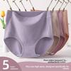 Big Size Female Spring and Autumn Lace Cotton High Waist Breathable Briefs