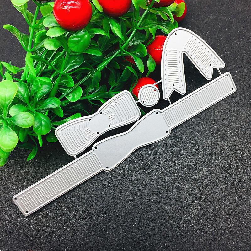 

Лук художественный узор, металлические стальные трафареты, трафареты для скрапбукинга, ремесленные штампы, 3D DIY, изготовление фестивальных карт серебряный