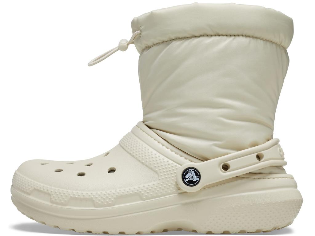 Botas Crocs Classic Lined Neo Puff Talla 28cm, Unisex, Hueso,