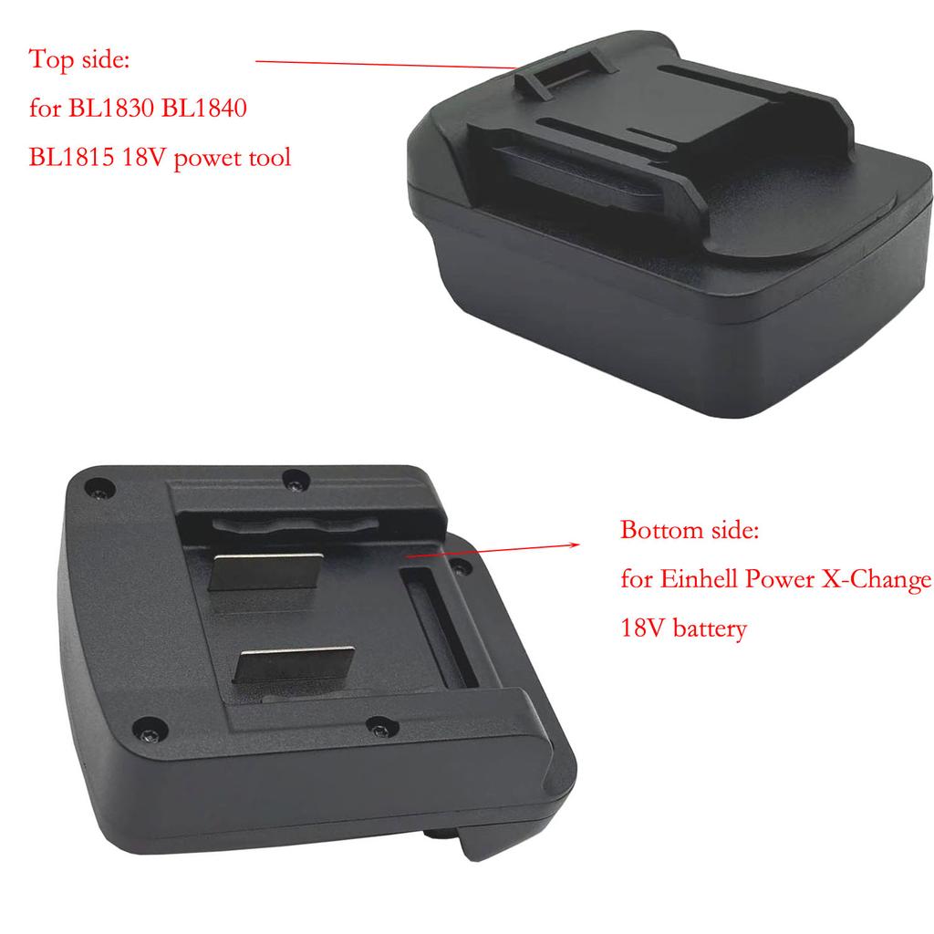 Battery Adapter For Makitas 18V Tools, Converts Parksides 20V Lithium Batteries To Makitas 18V Lithium Power Tools.