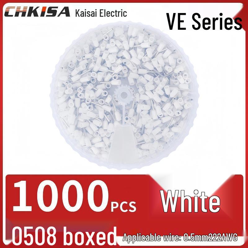 Round Tube VE Terminal Storage Box for Quick Wiring and Cold Pressed Ferrules