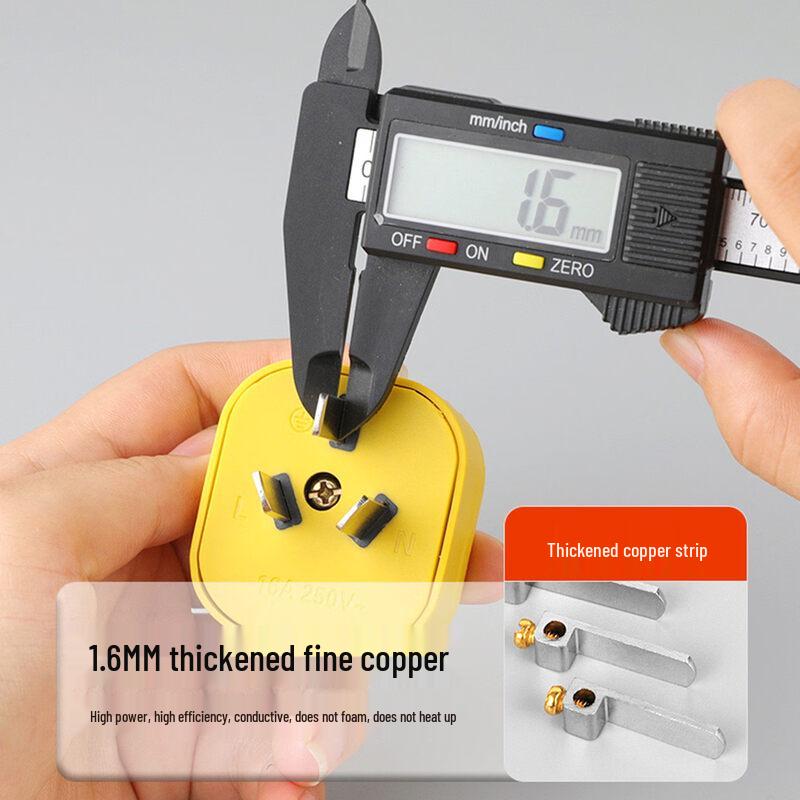 Xianwan Heavy-Duty 3-Pin 10A Power Plug