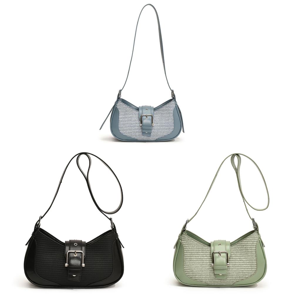 

Сумка через плечо EY # из искусственной кожи под мышками, модная сумка Y2K для женщин (синий)