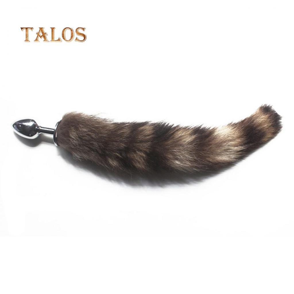 Silikonová anální zátka T-Adult Fox Tail pro dospělé Sexy hračka Masážní přístroj prostaty Sexy hračky