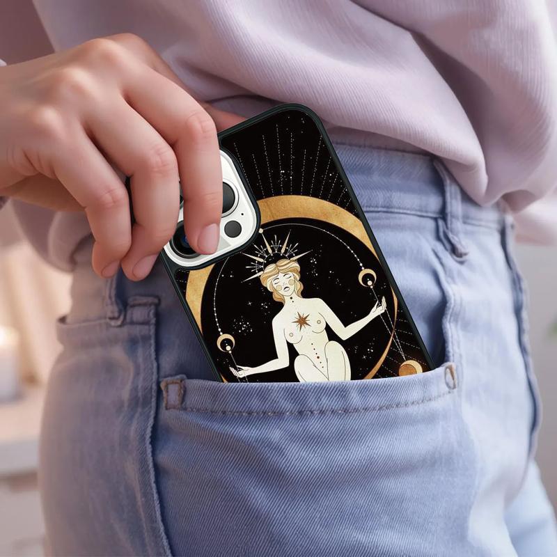 Astrology Tarot Cards Phone Case For iPhone 17 Air 15 16e 14 13 Pro Max Coque 12 11 Pro Max PLUS cover