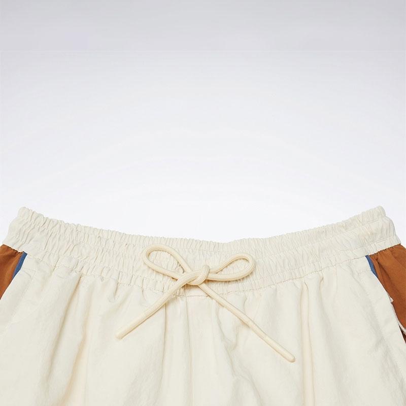 Reebok Letter Print Loose Fit Jogger Pants Women Bottoms Off-White 23FRC608WGW2