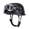 Pedal German Steel Helmet Cruise Retro Half Helmet Harley Men Motorcycle Helmet Motorcycle Scoop Helmet Soldier Steel Helmet Leather Helmet
