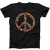 Peace Sign Flower Summer Cool Hipster T Shirt 666