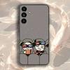 P-Pucca-as Cartoon G-Garu-us For Samsung Galaxy A73,52,32,71,41,53,31,72,22,5G,J7,Note,8,9 Soft Black Dust-proof Cover
