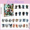 Weihnachts-Countdown Drache Acryl Mini-Schmuckstück Geschenk für Feiertagsdekoration