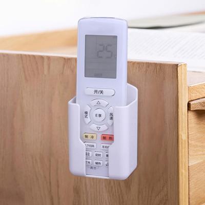 Remote Control Holder Heavy Duty Removable Solid Color Daily Use Wall Remote Control Rack Dorm Supplies