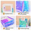 5pcs Holographic Gift Bags, Party Favor Bags, Holiday Gift Bags