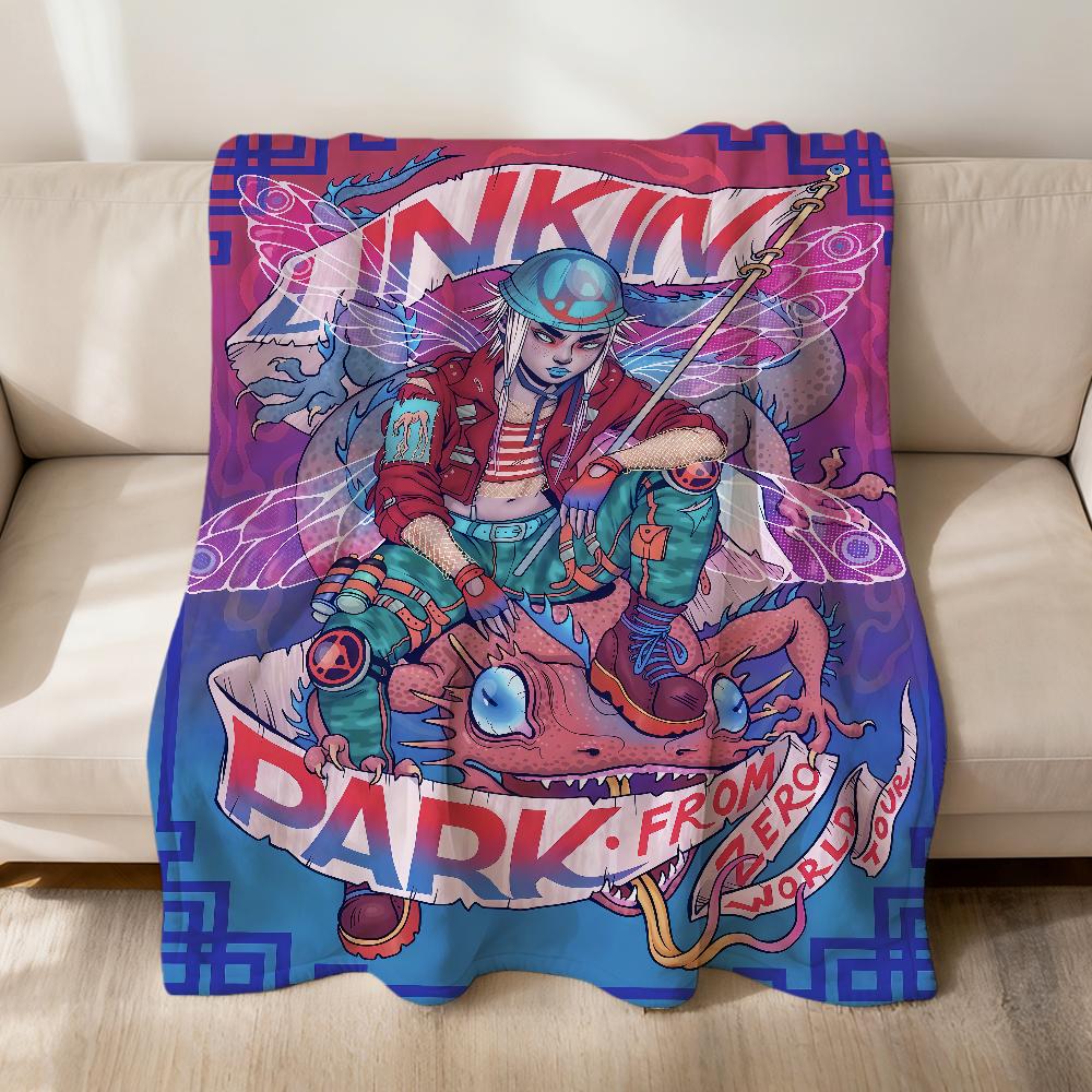 Band Cool Flannel Soft Warm Plush Blanket Sofa Living Room P-Park Pet Hogar Bedroom L-Linkin Gift Home Car Portable From Zero