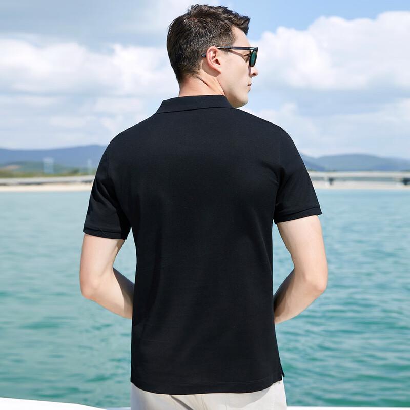 Antonio Men's Double Mercerized Cotton Short Sleeve Polo