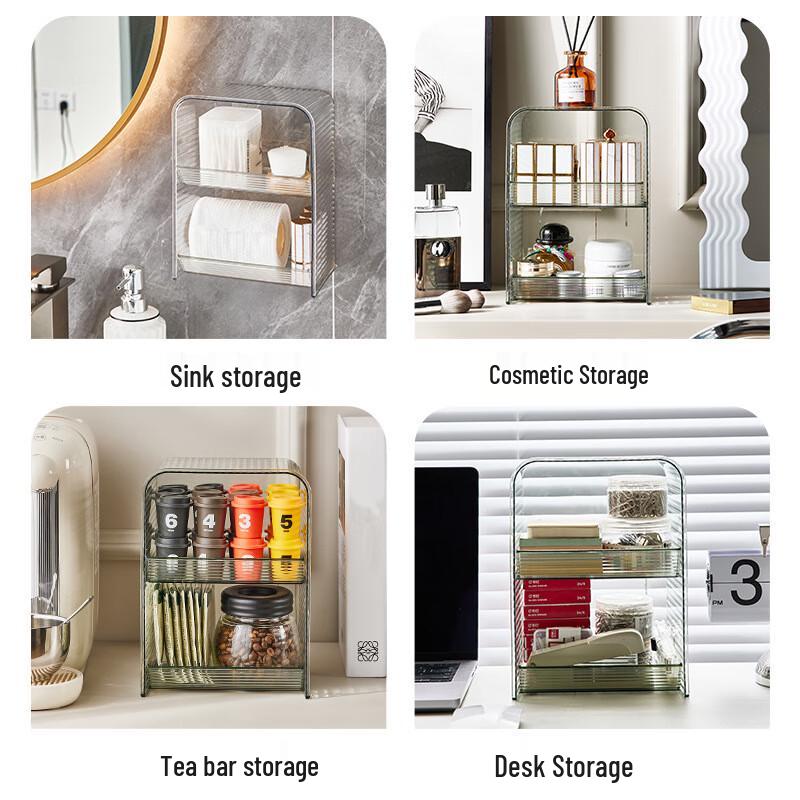 Wall-Mounted Kitchen Ginger & Garlic Organizer