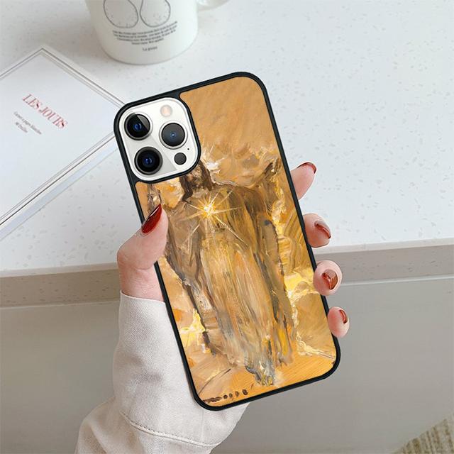 God Jesus Phone Case For iPhone 17 Air 14 15 16 13 12 Cover For Apple iPhone 17 Air 14 15 16 Pro Max 6S Plus Coque