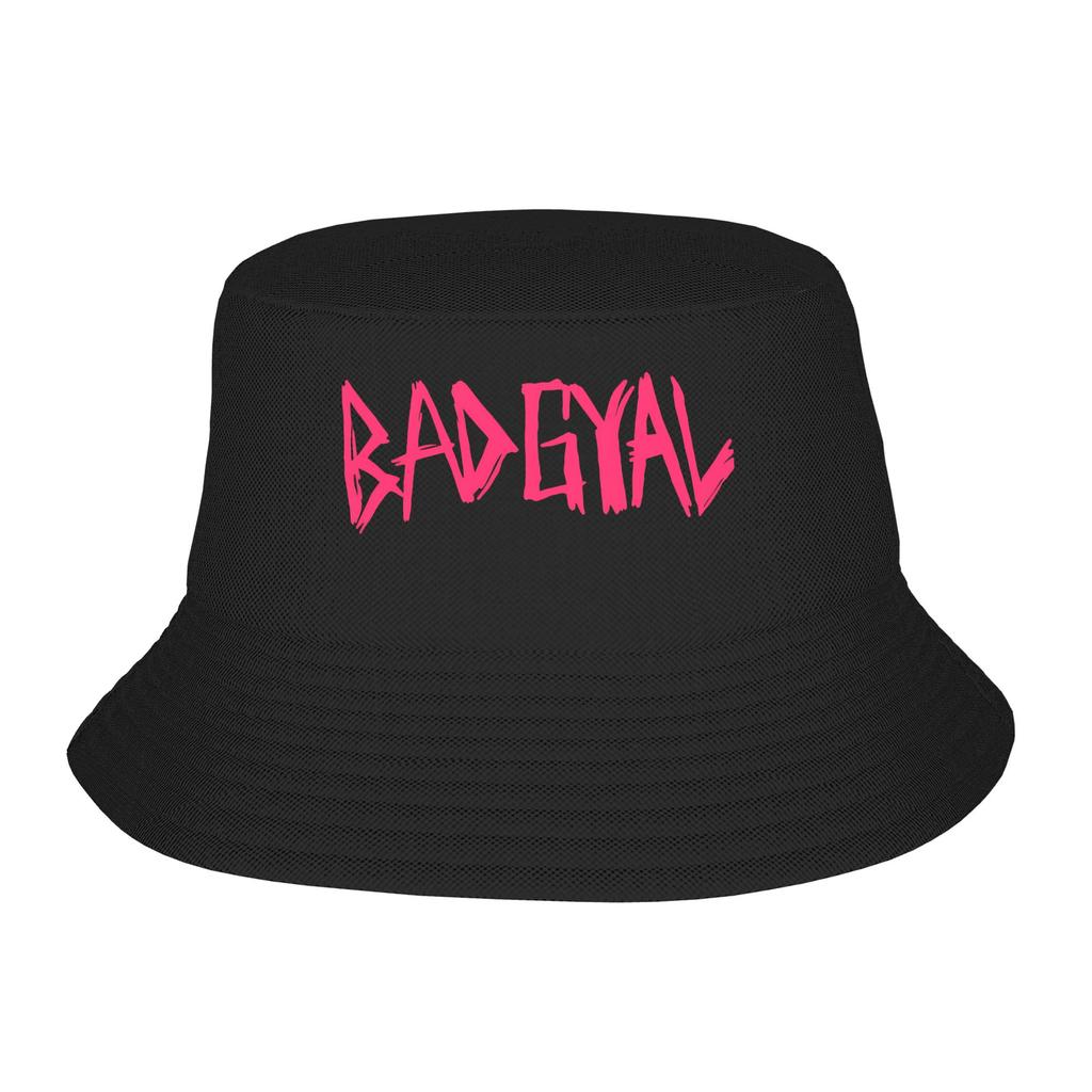 B-Bad G-Gyal Bucket Hat Harajuku Fisherman Caps For Unisex Korean Vacation Sun Hats Personality Printed Cap