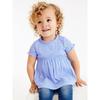 Doll-Style Short-Sleeve T-Shirt, Summer Clothing for Girls, Infant Clothes, Children's Clothing, 0-3 Years Old, Children's Tops, 5-Year-Old Toddler