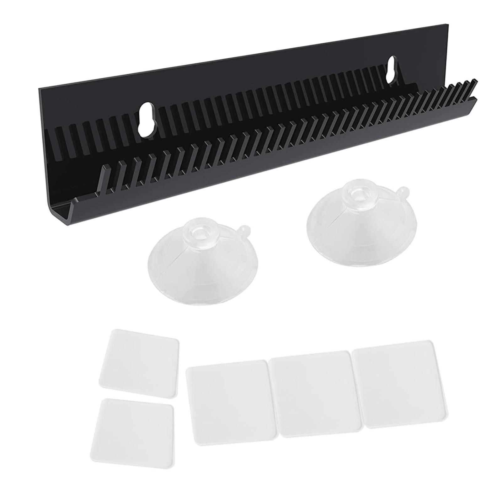 

Держатель для наращивания волос для укладки волос, акриловый инструмент для вешалки для наращивания волос, портативный держатель для хранения париков One Size чёрный