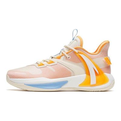Jump 2.0 GH Scarpe da Basket Basse Comode Quotidiane Ammortizzanti Antiscivolo Resistenti all'Usura Uomo sneaker Arancione Bianco 112311602-4