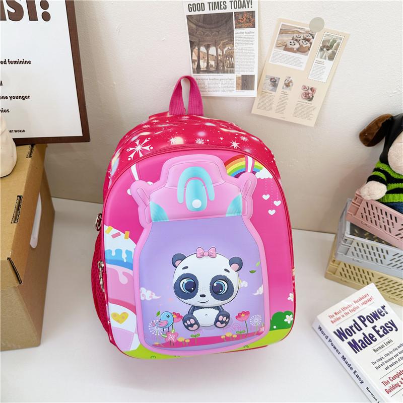 Stylish Unisex Preschool Backpack Lightweight Fun Panda Design Perfect For Kids
