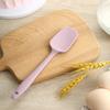 Non-Stick Silicone Spatula with Hanging Hole Non-Slip Handle Heat Resistant Flexible Scraper Baking Mixing Tool Dishwasher Safe BPA-Free Butter