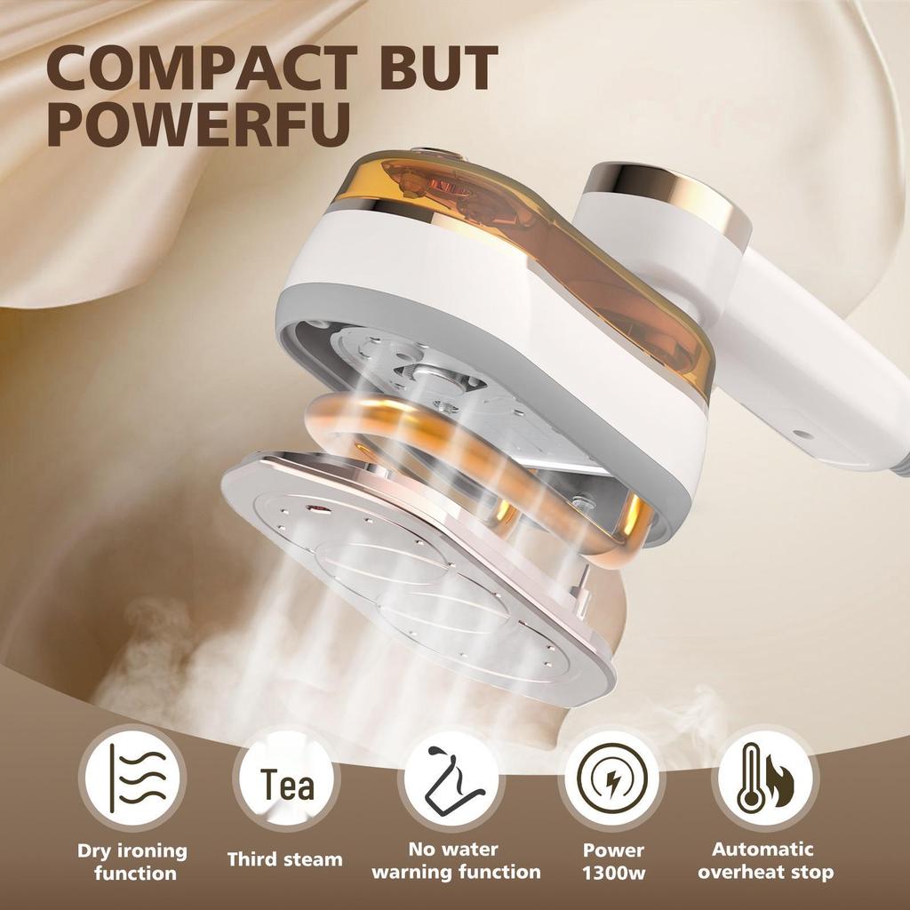 Iron 2024 Smart Handheld Garment Steamer: Three-Speed Electric Steam Iron for Clothes
