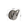 Suction Cup Hook Reusable Easy To Install Sturdy Vacuum Plastic Bracket Seamless Suction Cup Hook Suspension Detachable Bathroom