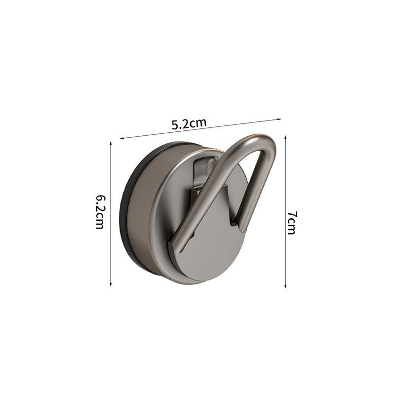 Suction Cup Hook Reusable Easy To Install Sturdy Vacuum Plastic Bracket Seamless Suction Cup Hook Suspension Detachable Bathroom