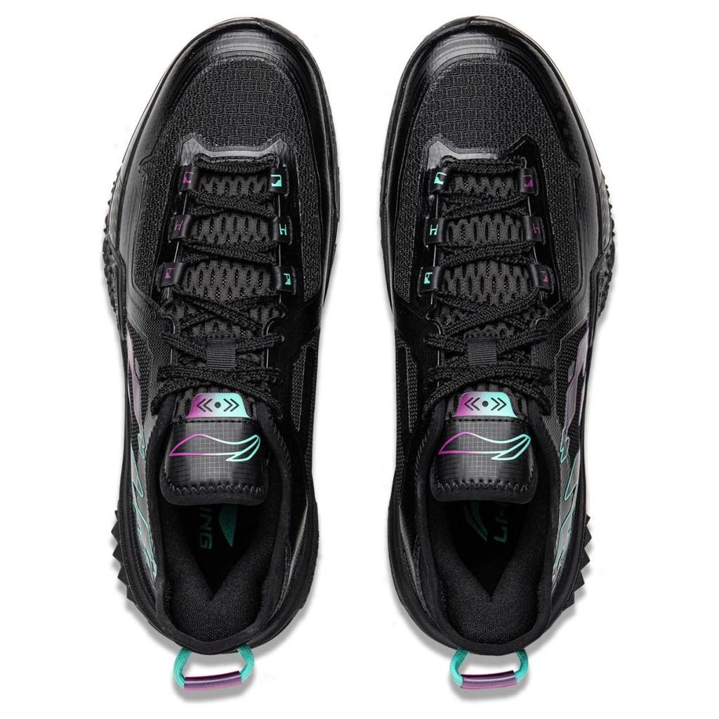 Li Ning Jie Ao Cushioning Slip Resistant Abrasion Resistant Breathable Lightweight Rebound Low top Basketball Shoes ABFU019-14