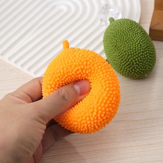 Simulation Jackfruit Squeeze Toy Anxiety Relief Soft Stress Ball Decompression Simulated Fruit Sensory Toy Hand Exercise Tools