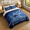 Bedding Set 1 Duvet Cover 2 Pillowcases Dallas Cowboys Print Soft Bed Linen Bedroom Decor