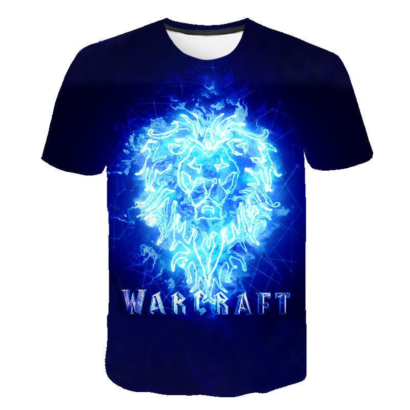 Laoxu 2023 Nieuwe Game World Of Warcraft 3D Geprint T-shirt Mannen Vrouwen Mode Streetwear O-hals T-shirt Harajuku Oversized Tees Tops M