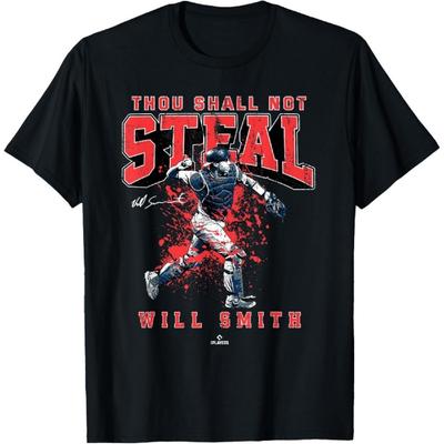 Thou Shall Not Steal Will Smith Atlanta MLBPA T-Shirt