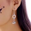 Exaggerate Skeleton Pendant Earrings Punk Style Skull Earrings Halloween Dangle Earrings  Lady