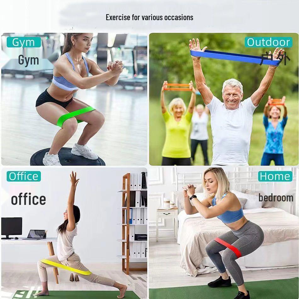 Yoga Elastic Resistance Band for Fitness and Booty Workouts