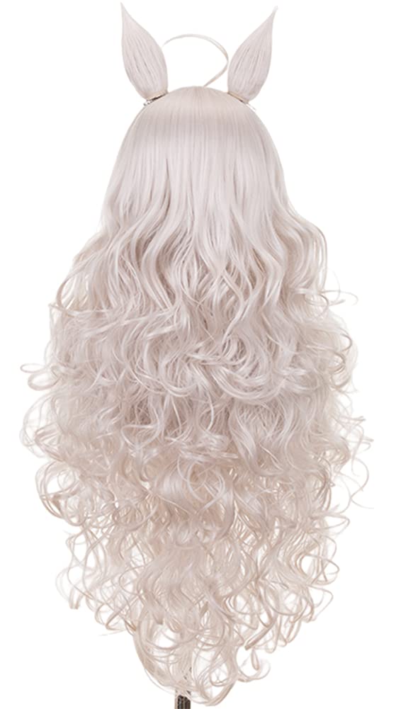 Biwa Hayahide Cosplay Wig, Gold Pink, Costume, Disguise, Halloween, Event, Cosplay, Photo Shoot (Wig + Ears + Tail)