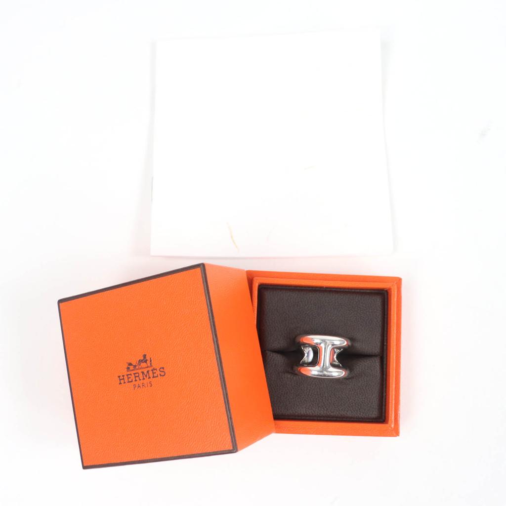 Hermes Inel Osmoz GM Inel Argint AG925 Femei 50 Folosit