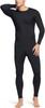 Thermal Underwear Set and Front Fleece Heat Winter Base Thermal Thermal Front Plus Sizes [Tesla] Men's (Top Bottom), Opening, Lined, Moisture-Wicking,