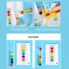 Children Clip Beads Test Tube Playthings Children Logic Concentration Fine Motor Training Color Matching Games Montessori Learning Playthings