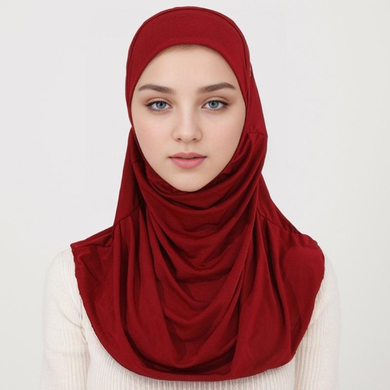 Islamic Pray Turban Caps for Woman Outdoor Elastic Hijab for Culture Enthusiasts