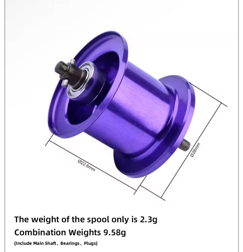 DMK 3-Mode DC Reel, Blue Frost, Cheetar Air, Baitcasting Reel, Chinese-made DC Reel, Electronic Brake, Bait Finesse, BFS (Left-Handed)