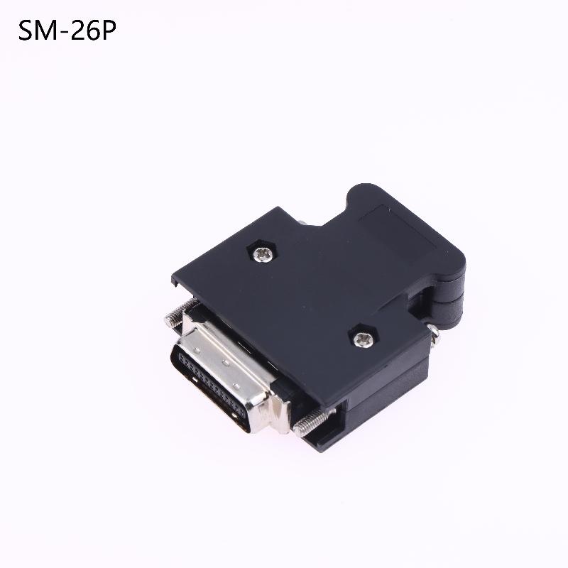 SM-6E/6P/14P/20P/26P/36P/50P MDR Connector Plug for SCSI Encoder and Servo Drive , High-Density Industrial Rectangular Interface