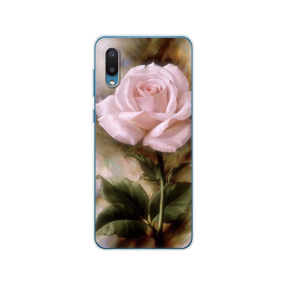For Samsung A02 M02 Cover Soft Silicon Tpu Phone Back Case For Samsung Galaxy A02 Galaxy M02 SM-A022G A022 Bumper 6.5inch Flower