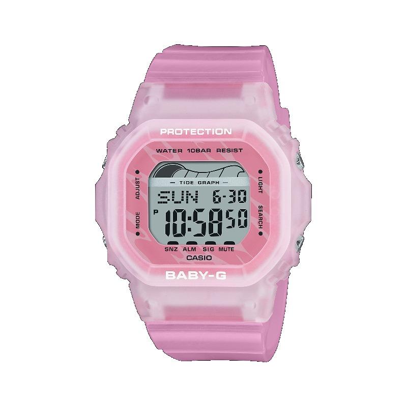 Casio Baby-G Women s Resin 100M Water Resistant Shock Resistant Alarm Quartz Watch BLX-565S-4 красный