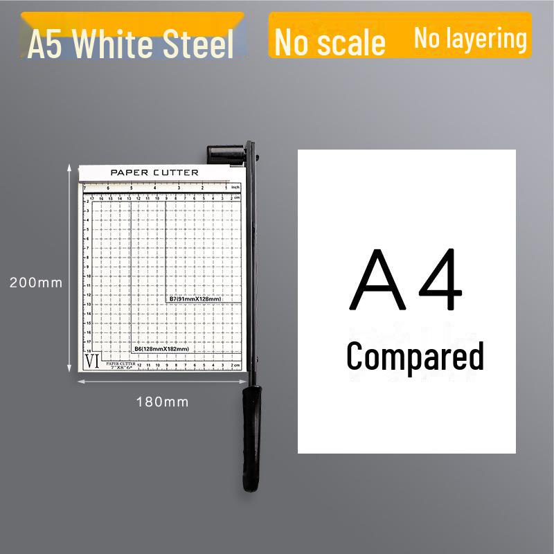 

A4/A5 Деревянный стальной ручной мини-нож для бумаги - нож для резки фотографий