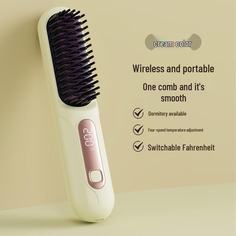 ZISIZ Wireless Negative Ion Hair Straightening Comb