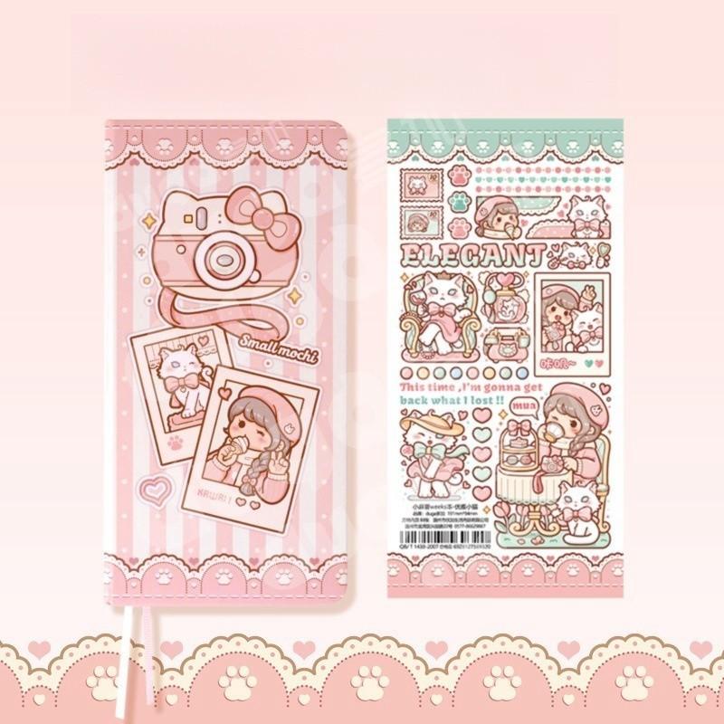 

Новый блокнот Little Potato Weeks серии Y2K Grid Notebook Милый блокнот Girl Heart светло-розовый