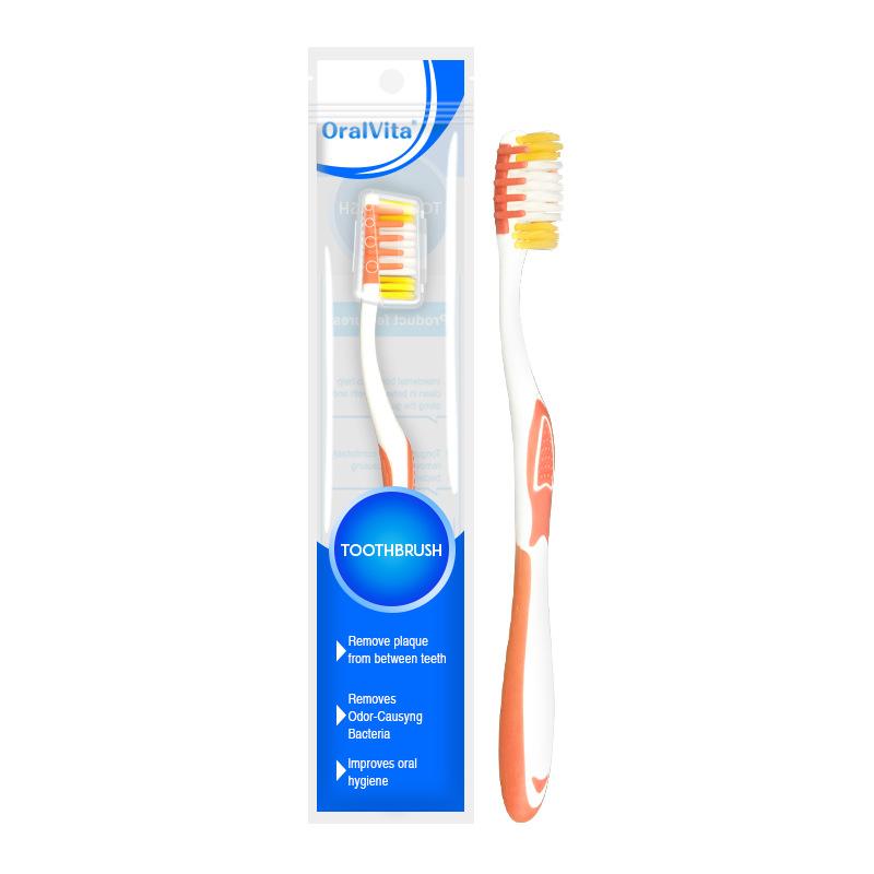 Individually Packaged Soft Bristle Toothbrush for Adult Oral Cleaning